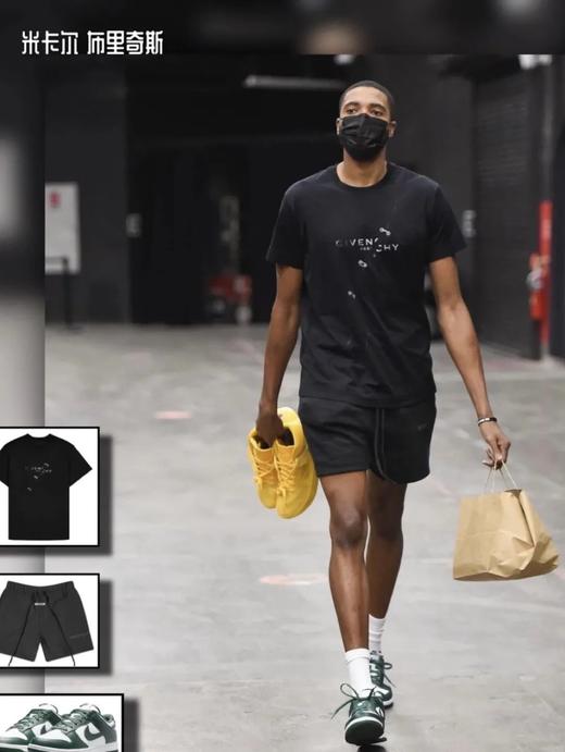 GIV情侣新款视觉陷阱错位字母logo涂鸦印花短袖T恤 商品图2