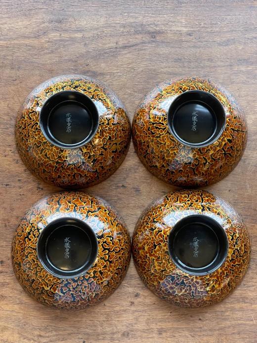 多彩菠萝漆盖碗四件套组，顺丰包邮 商品图10