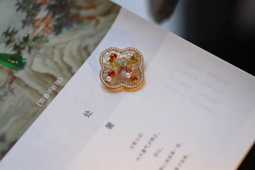 小轩窗 ｜ 珍珠翡翠碧玺胸针 商品图3