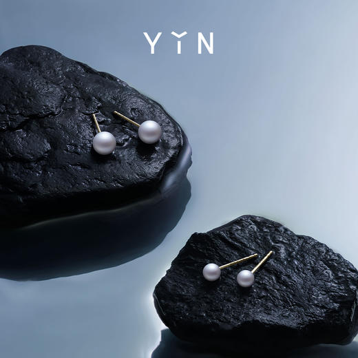 「莹」珍珠耳钉4/6/8mm 商品图1