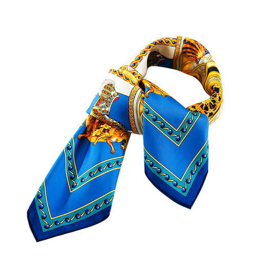 鑫缘 真丝双喷异色方巾 GD0029 商品图9