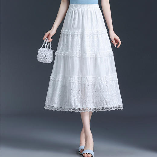 夏款松紧腰，修身通勤半身裙MYX-6797 商品图0