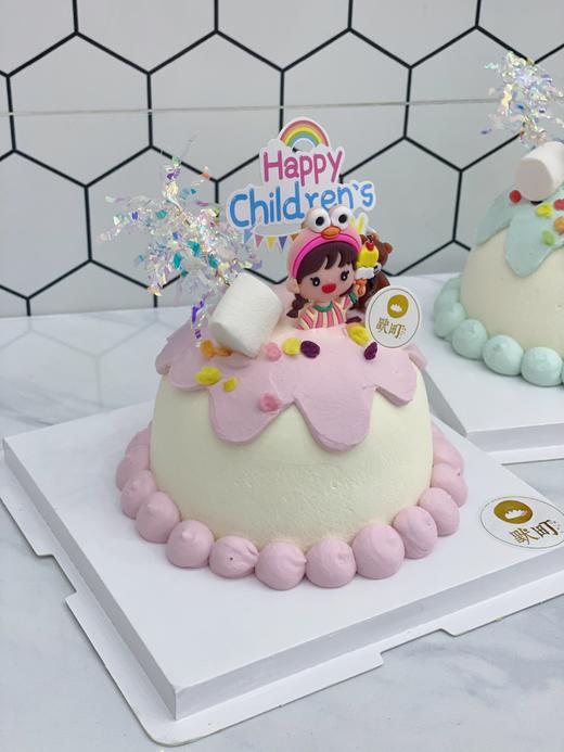 L款-粉色女生款缤纷快乐儿童节蛋糕 商品图2