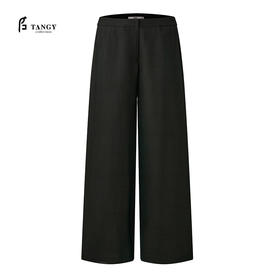 TANGY Collection天意精品2024夏季新品茛绸香云纱女士休闲裤