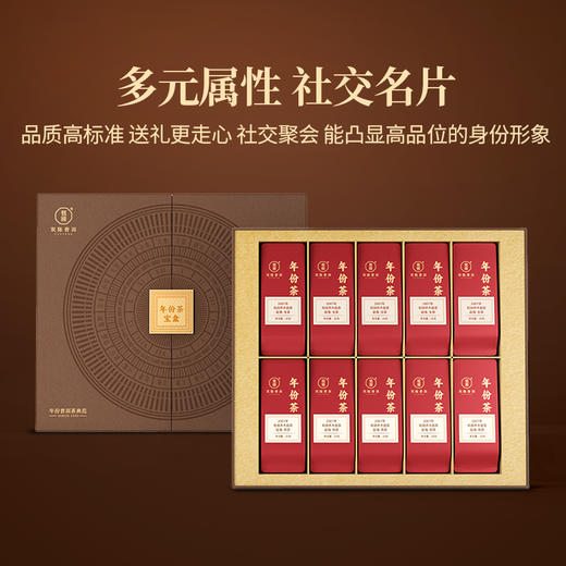 双陈普洱品鉴大赛双陈年份茶宝盒20克*20包/套【赢取2024“双陈杯”百万大奖】 商品图2