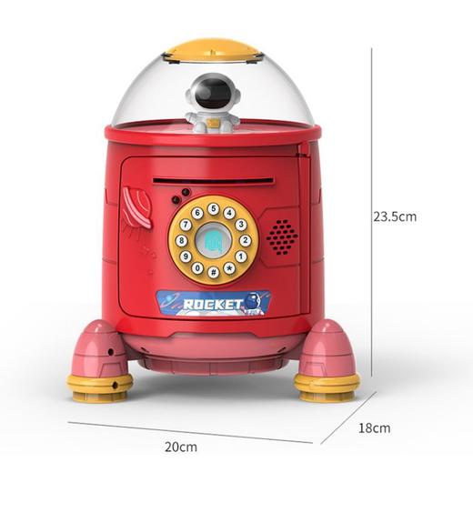 【儿童礼物】智能存钱罐密码指纹只进不出方形储蓄罐人脸识别 商品图5