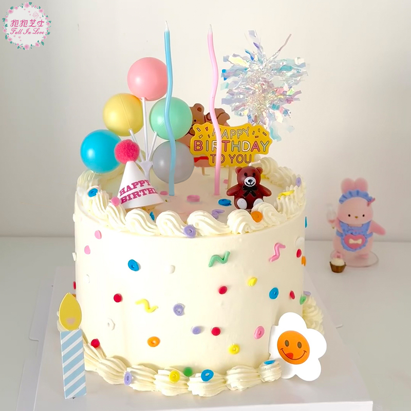 【61儿童节】缤纷童年蛋糕 童年就应该是五彩缤纷 童趣十足的呀~