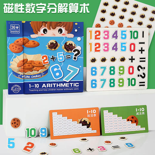 母婴用品-幼儿园数学加减法教具数字分解 商品图1