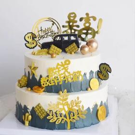 网红大奔双层创意蛋糕多选1