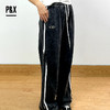 P&X设计师女装 夏季阔腿垂感针织抽绳休闲长裤 824209261 黑灰 商品缩略图2