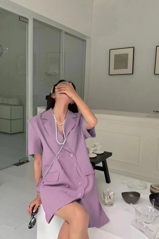 Stay2Weeks 粉紫色简约甜美连衣裙 16200 商品图2