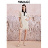 VIMAGE纬漫纪夏季新款镂空钩花高腰直筒连衣裙V2107747 商品缩略图3