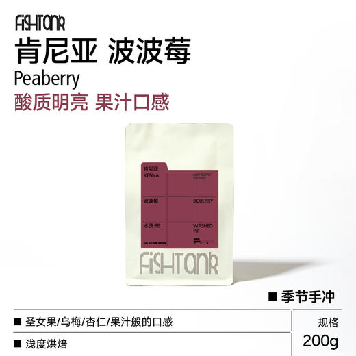 肯尼亚 波波莓水洗PB 手冲咖啡豆200g 商品图0