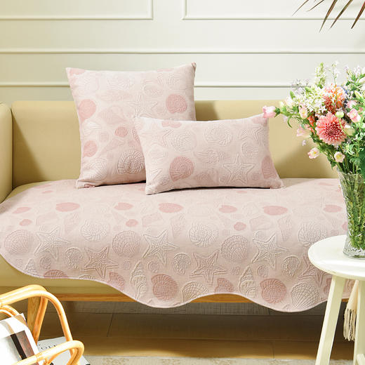 维多利亚的贝壳异形沙发巾靠包棉四季通用防滑定制 商品图2