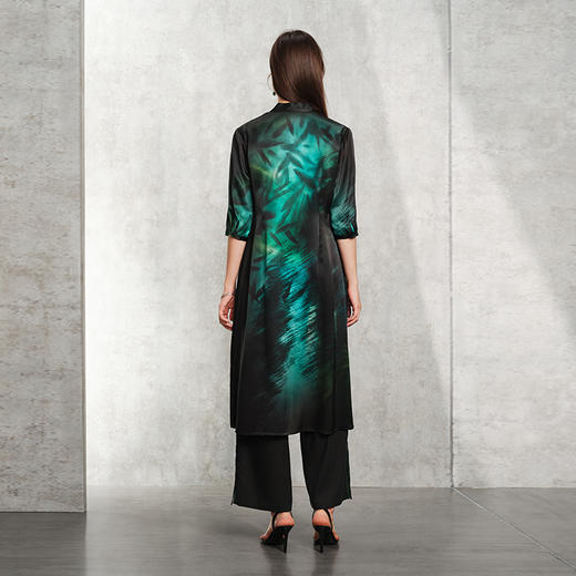 TANGY Collection天意精品2024夏季新品真丝女士衬衫连衣裙 商品图2