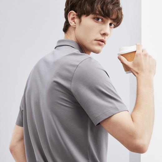 柒牌polo衫男短袖夏季2024薄款商务休闲中青年翻领T恤上衣保罗衫	126T73290 商品图3