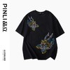 PINLI品立2024夏季新款男士刺绣龙头短袖T恤中国风宽松百搭体恤B242111110 商品缩略图3