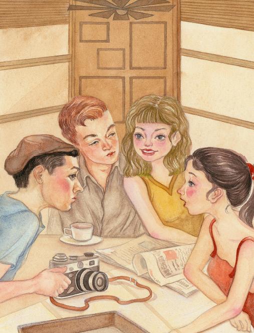 少女的红衬衣 商品图1