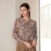 【桑蚕丝印花上衣】24年春夏新品女士100%桑蚕丝时尚印花上衣 商品缩略图1