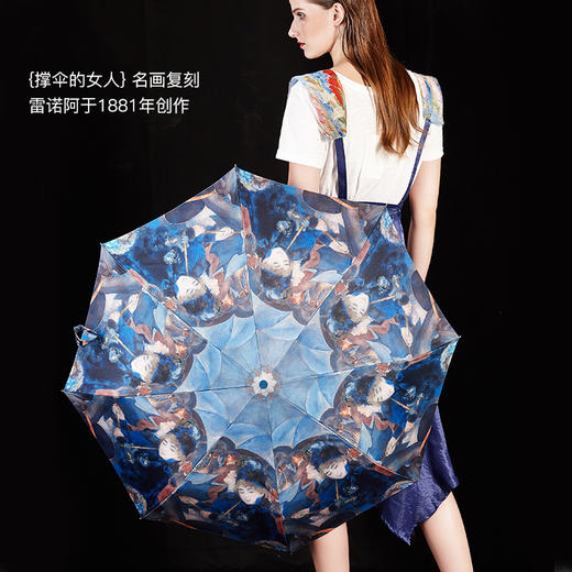 英国进口Fulton富尔顿防晒黑胶折叠晴雨两用三折伞 商品图1