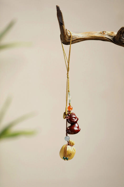 【青山特惠】小叶紫檀【福鹿·香囊】挂件 吊坠 s30 商品图4