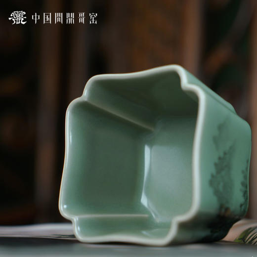 问鼎哥窑豆青四相杯（晓看山色）（缺货） 商品图3