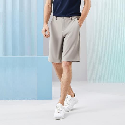 【抗菌】柒牌休闲短裤男2024夏季新款舒适百搭男士中腰合体直筒裤	126H72790 商品图1