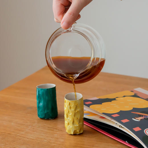 中国 花狗空间张晓雪 手握杯 条纹杯 咖啡杯 商品图3