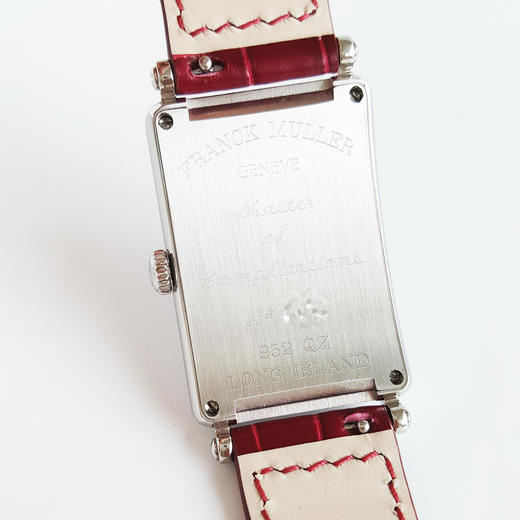 【95新正品】Franck Muller 法兰克穆勒长岛系列精钢后镶钻石表圈26*44MM石英机芯女表952 QZ 210524NJ20 商品图9