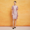 PF8C8斯尔丽2024夏季经典蕾丝国风典雅浪漫高级感改良旗袍领连衣裙 商品缩略图3