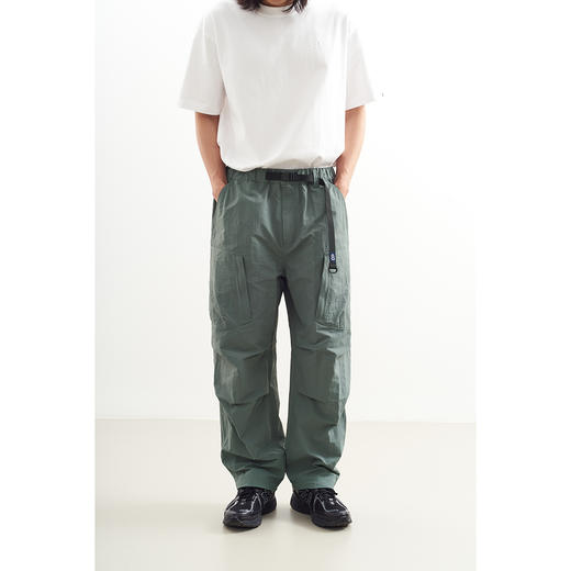 吃茶去chichaqu2024户外卡扣尼龙多袋裤轻薄复古宽松男女百搭 商品图1