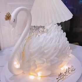 【美丽天鹅定制蛋糕多选1】