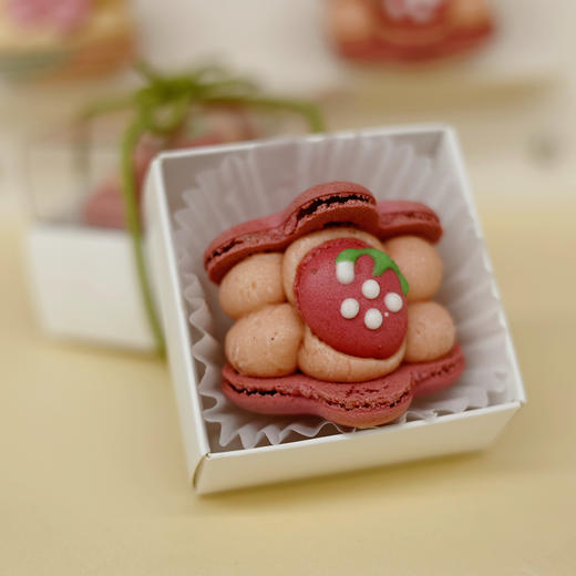 韩式胖马卡龙—草莓优格 商品图0