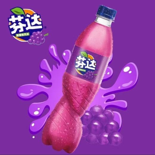 芬达葡萄味汽水500ml 商品图0