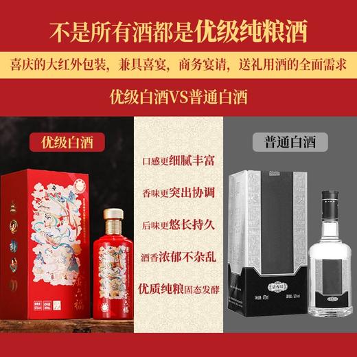 金六福铭匠12 50度浓香型白酒 整箱500ml*6瓶包邮 商品图1