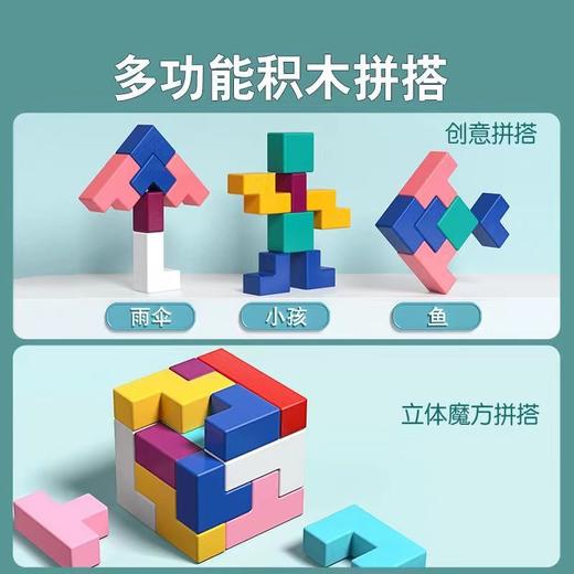 俄罗斯方块拼图儿童益智玩具2-6岁宝宝早教智力开发礼物 商品图2