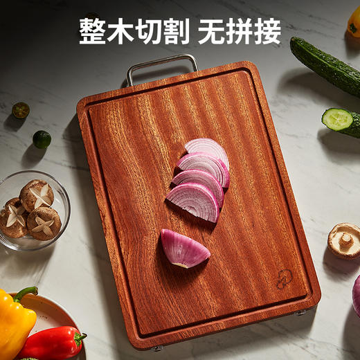 初心| 整木实木乌檀木U形把手菜板 商品图2