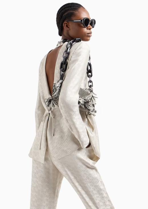 【特价商品不退不换】E ARMANI 休闲西服女  E3NG2DF2118-011 . 商品图3