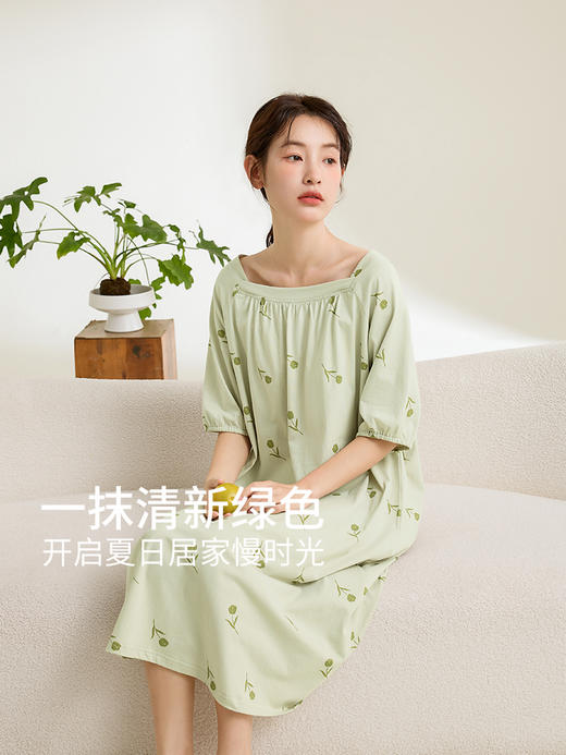 康妮雅女式短袖睡裙 421622516 商品图1