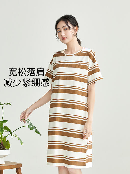 康妮雅女式短袖睡裙 商品图2