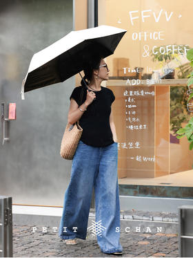 PETIT SCHAN小闪 CLO#510 comfort zone 我的舒适区 四季款土耳其进口靛蓝染色牛仔直筒裤