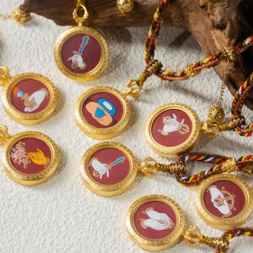 菜菜家生肖本命佛手唐卡|2.0cm噶乌盒，以十二生肖守护神法器作画，精致逼真寓意好 商品图1