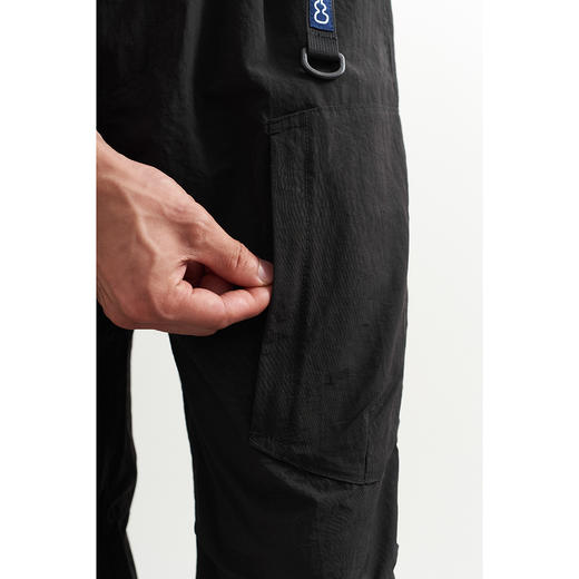 吃茶去chichaqu2024户外卡扣尼龙多袋裤轻薄复古宽松男女百搭 商品图3