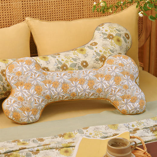 田园雏菊系列小骨头抱枕-长条抱枕夹腿抱睡公仔玩偶 商品图0