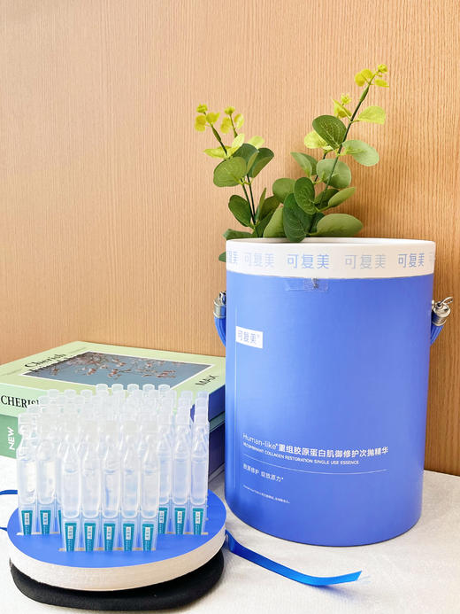 可复美次抛次抛装修护屏障重组胶原蛋白敏肌退红 100支桶装胶原棒 商品图0
