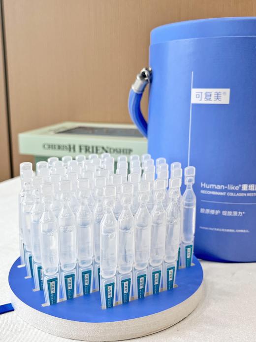 可复美次抛次抛装修护屏障重组胶原蛋白敏肌退红 100支桶装胶原棒 商品图1