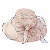 欧根纱轻薄透气花朵大沿帽遮阳帽JC-M8658 商品缩略图2