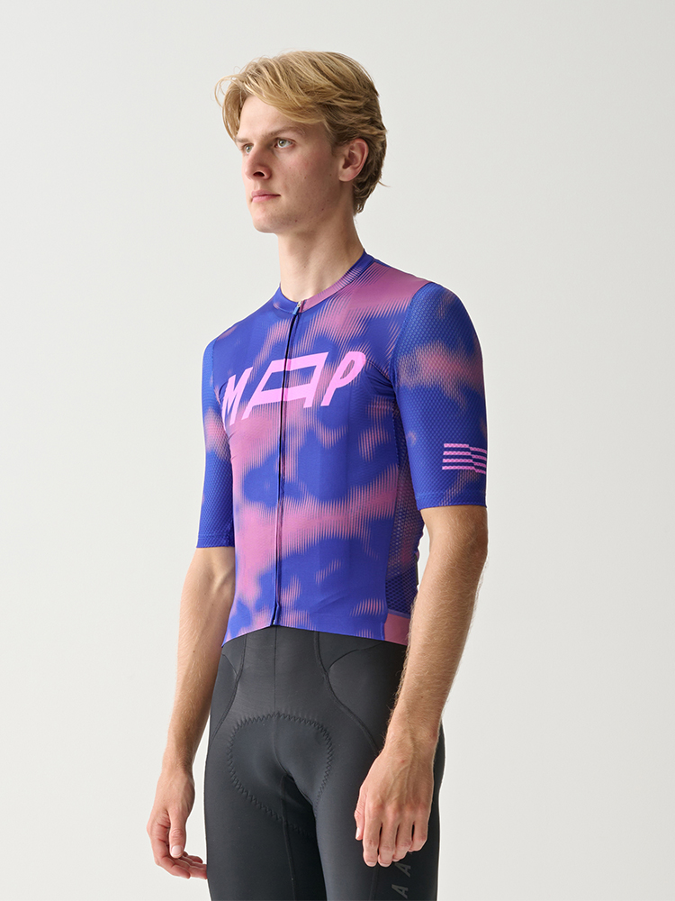 MAAP 男士 Privateer R.F Pro Jersey短袖骑行服紫璎色