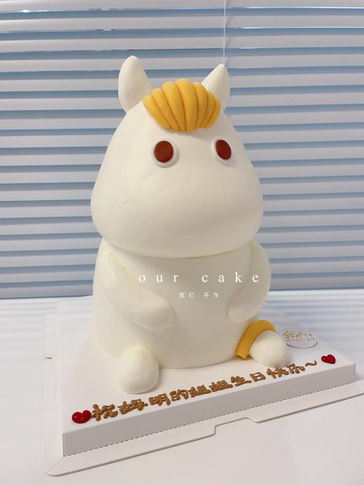 精灵帽之河马姆明立体卡通蛋糕-低糖处理无添加 商品图4