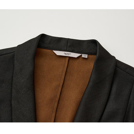 TANGY Collection天意精品2024夏季新品真丝莨绸香云纱女士外套 商品图3